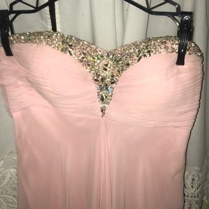 Pink prom dress